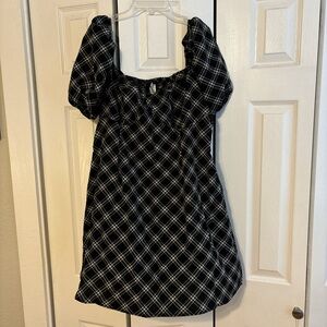 plaid dress